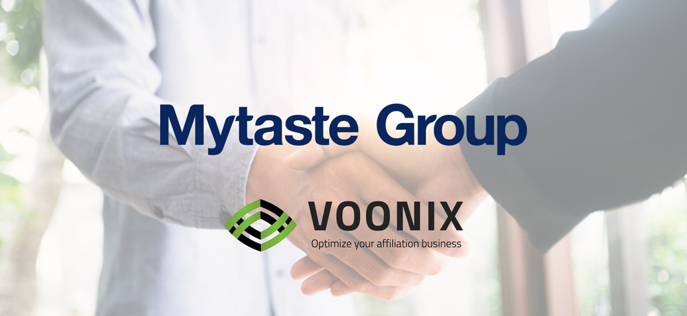 MYTASTE GROUP AB SIGNS AGREEMENT WITH, IGAMING AFFILIATE SUPPLIER VOONIX.NET