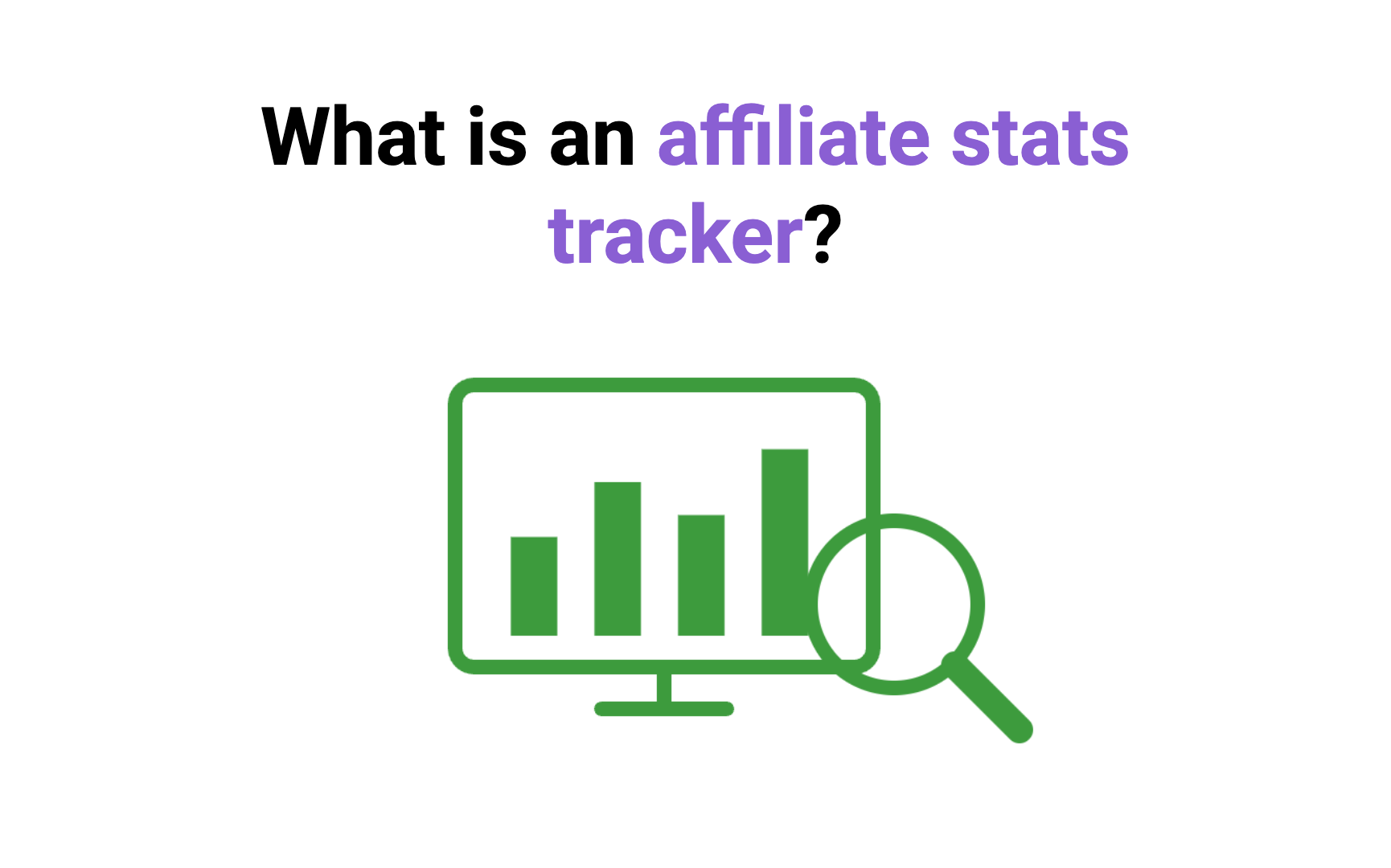 What is an affiliate stats tracker